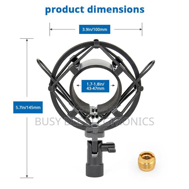 Universal Microphone Shock Mount Anti Vibration - thumbnail 2