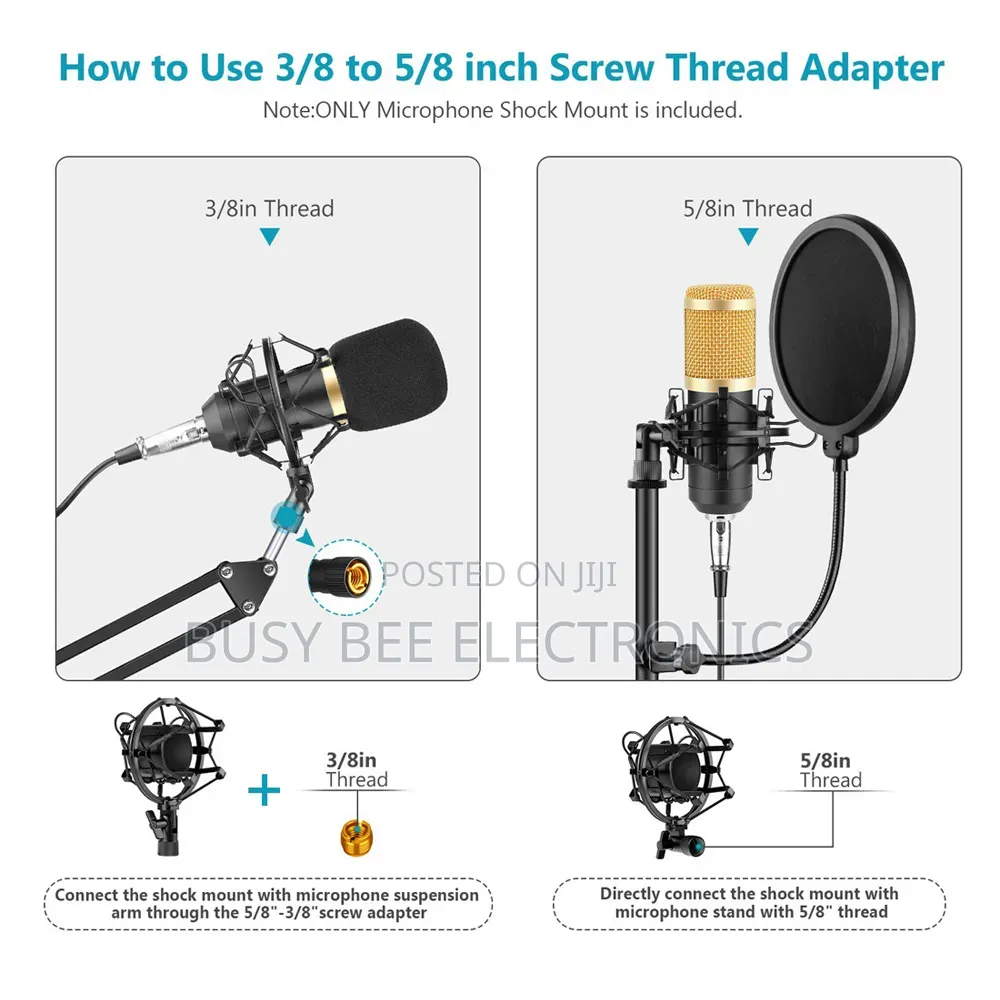 Universal Microphone Shock Mount Anti Vibration