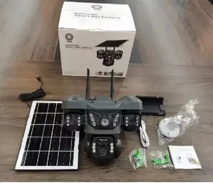 New V380 Pro Triple Lens Solar 4g Camera