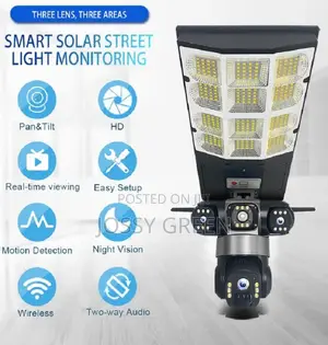 High Quality V380 Tripple Lens Solar Powered Camera Wifi/4g Alerts