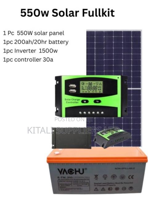 550w Solar Fullkit