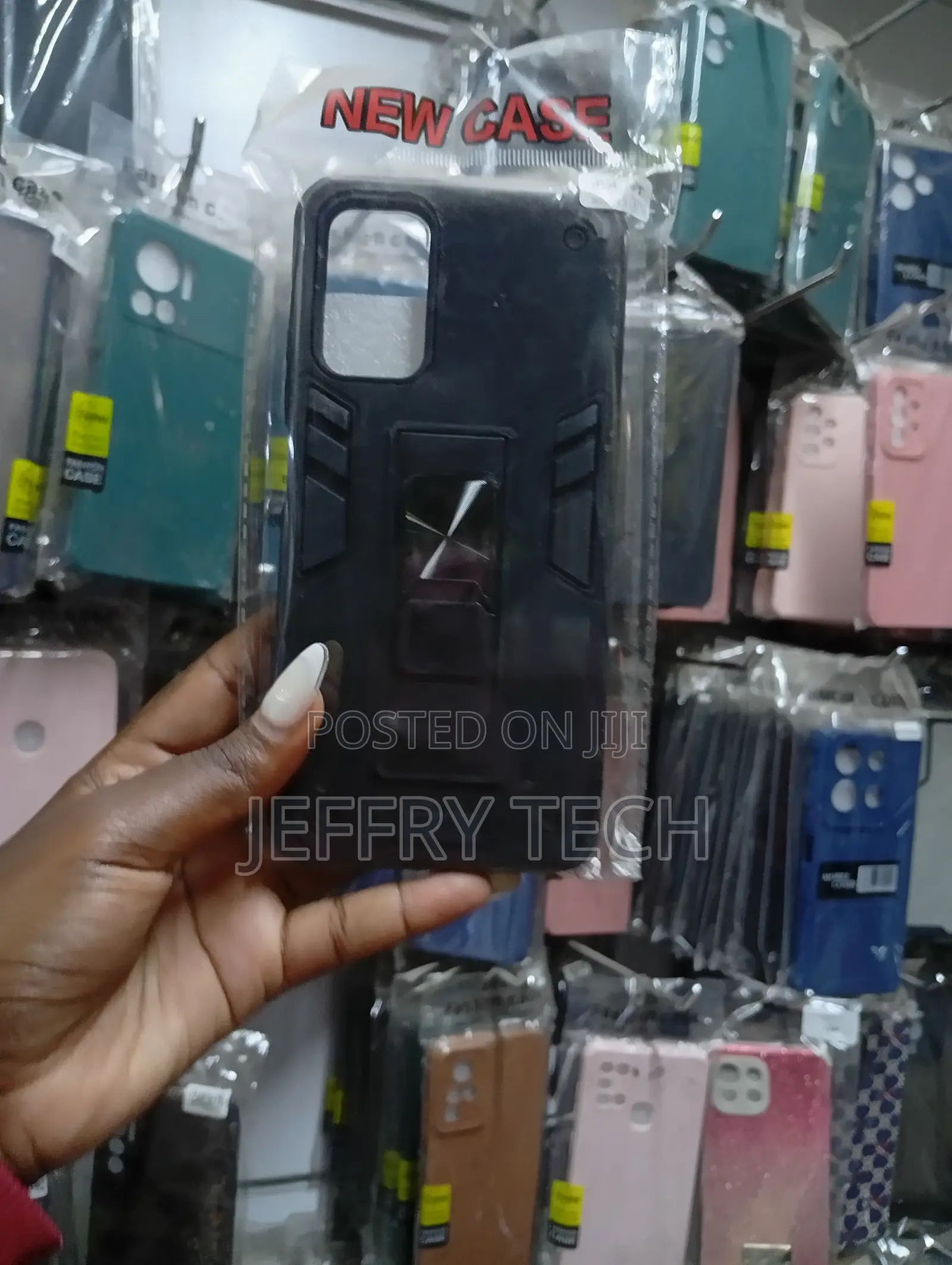 Shockproof Armor Case Featuring a Built-in Kickstand.