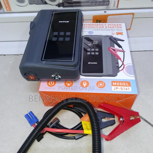 Car Jumpstarter With Inbuilt Inflator Led Display Portable, Efficient
