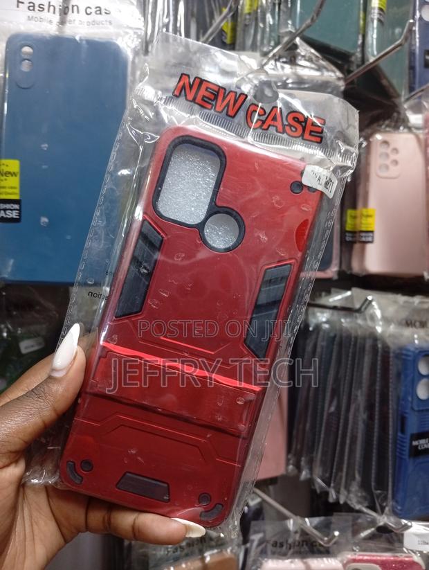 Red Phone Case Featuring a Built-in Kickstand - thumbnail 2