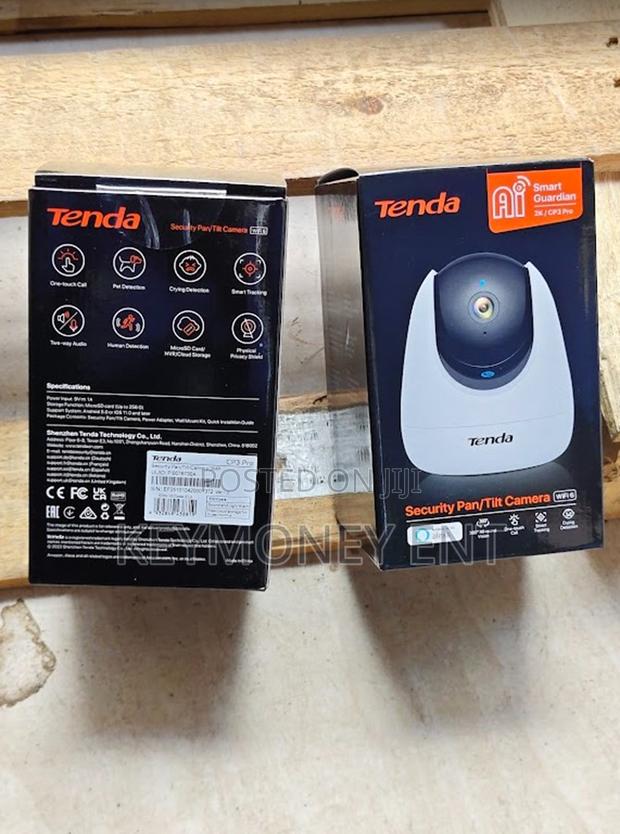 3mp Tenda Cp3 PTZ Wifi Smart Ai Camera Wit Call Button