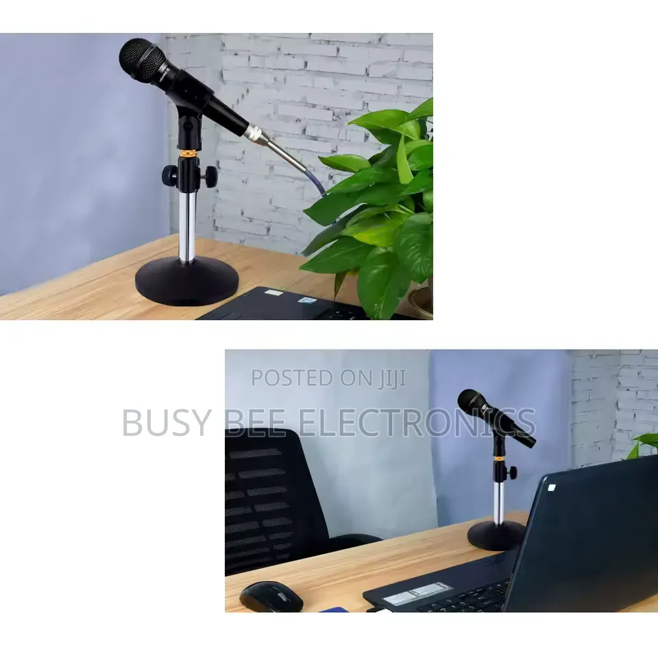 Portable Microphone Stand Professional Pedestal Feet
