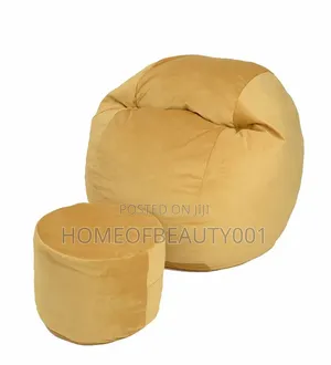 Beanbags Chair With Footrest.