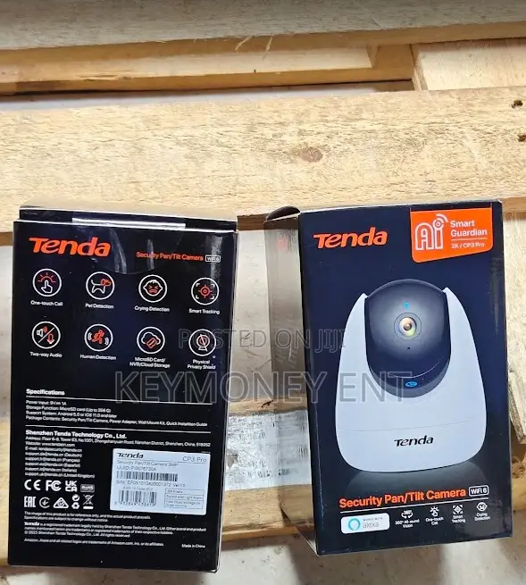 Tenda Indoor Security Baby Monitoring PTZ Camera 3mp Model Cp3