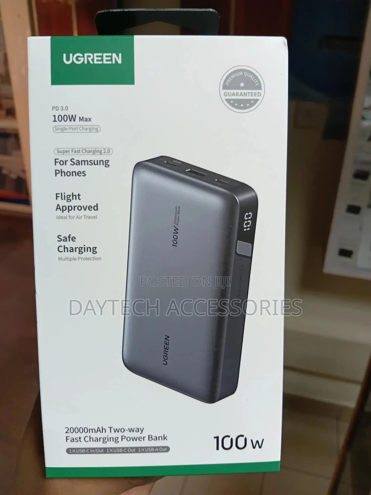 Ugreen 20,000mah Power Bank Available as Pb720 (100w)