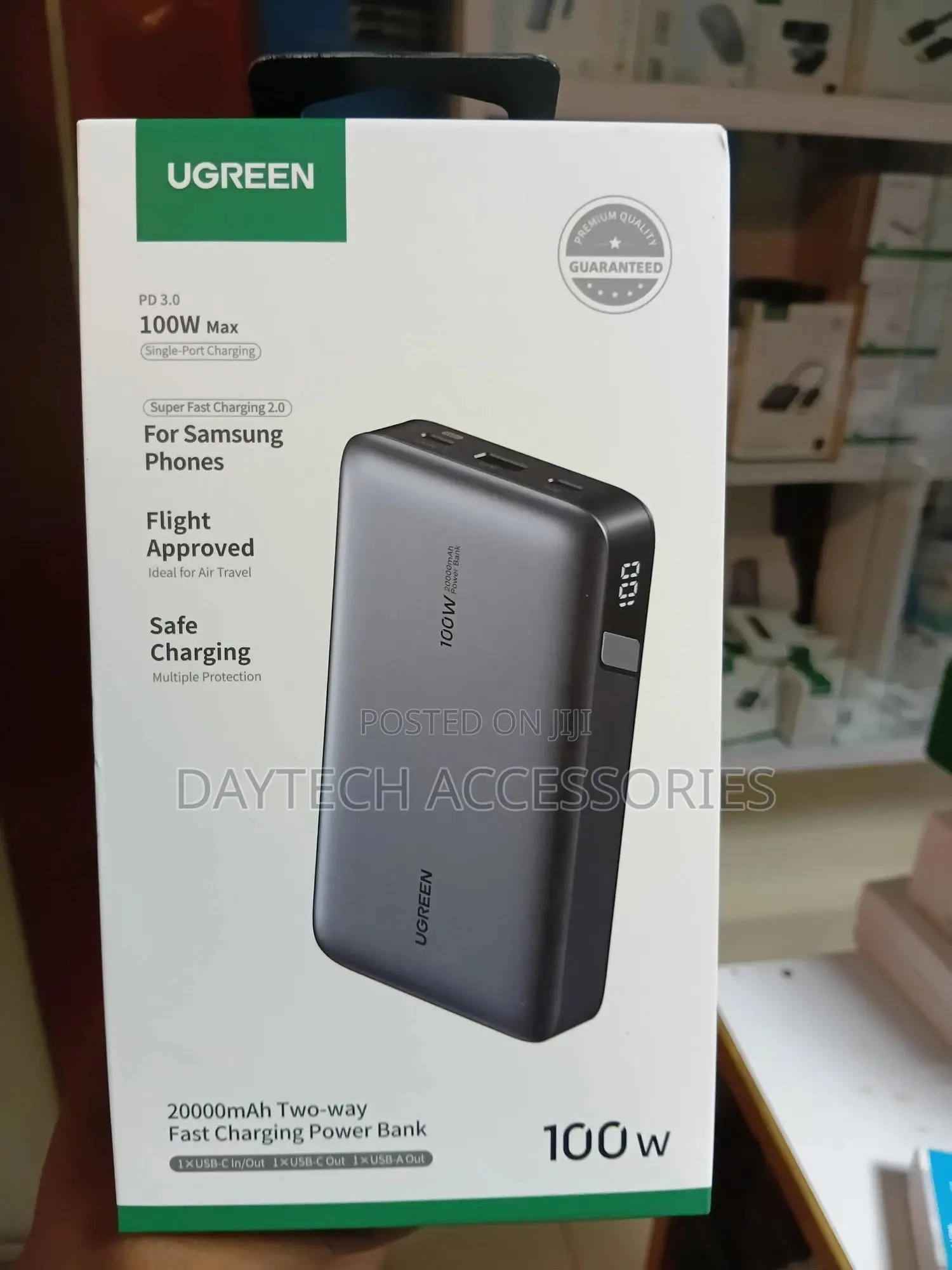 Ugreen 20,000mah Power Bank Available as Pb720 (100w)