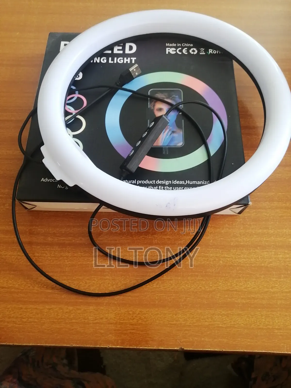 12" RGB Led Ring Light Set With 2m Tripod