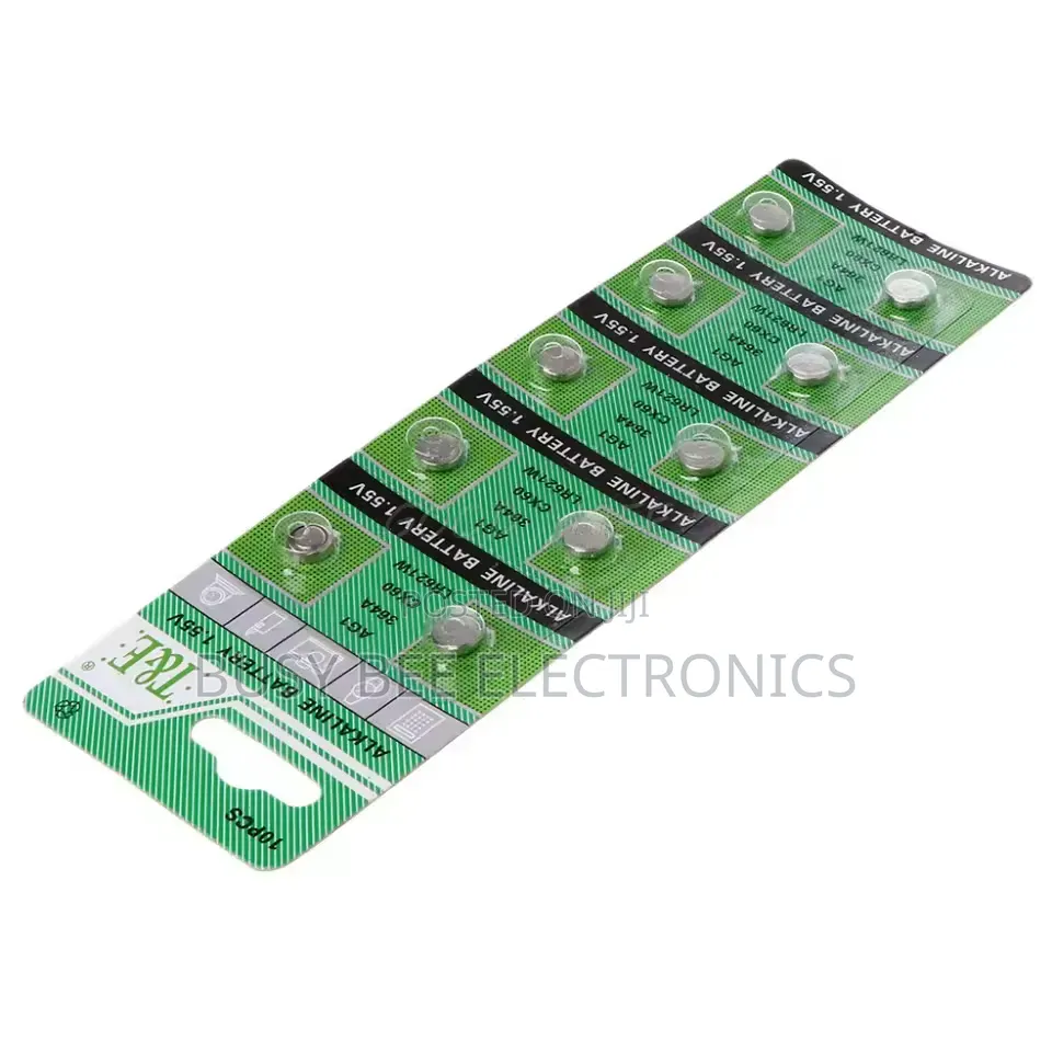 10pcs Watch Battery Ag1 1.55v 364 Sr621sw Lr621 621 Lr60 Cx60