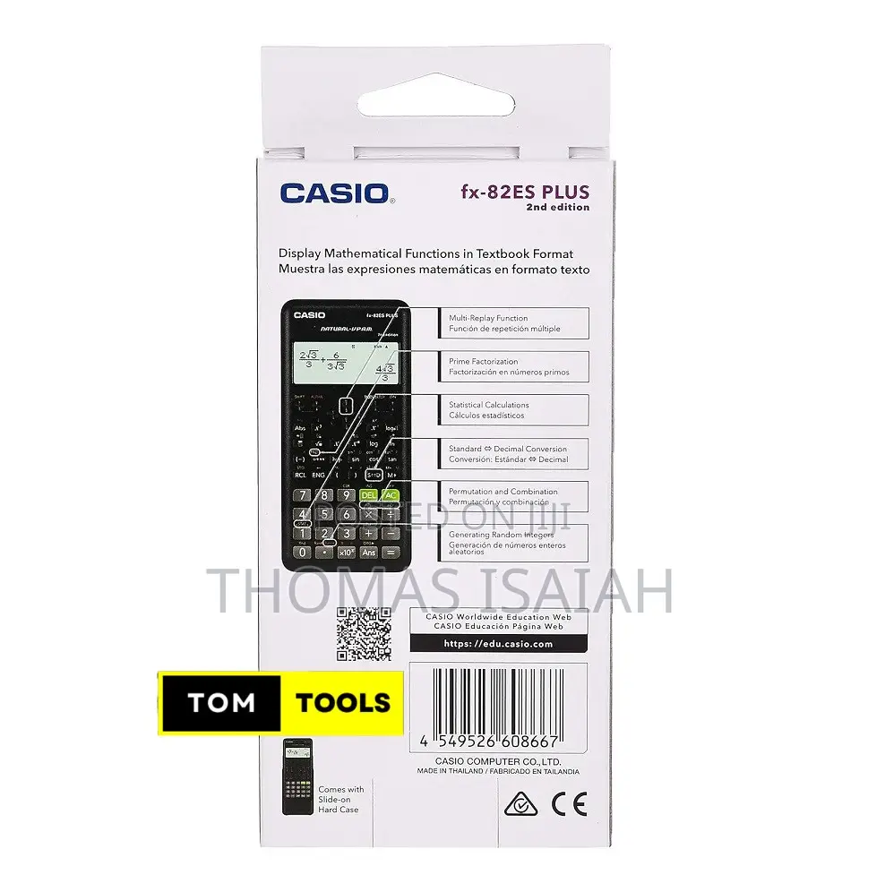 Casio Fx 82es Plus Natural Non Programmable Scientific Calculator