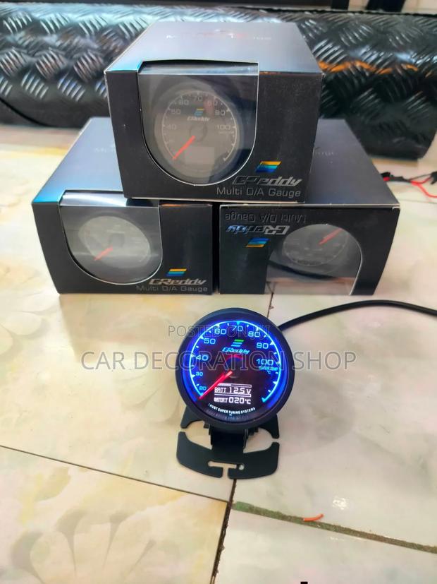 Universal 2.5" 62mm Water Temp With Digital LCD Screen
