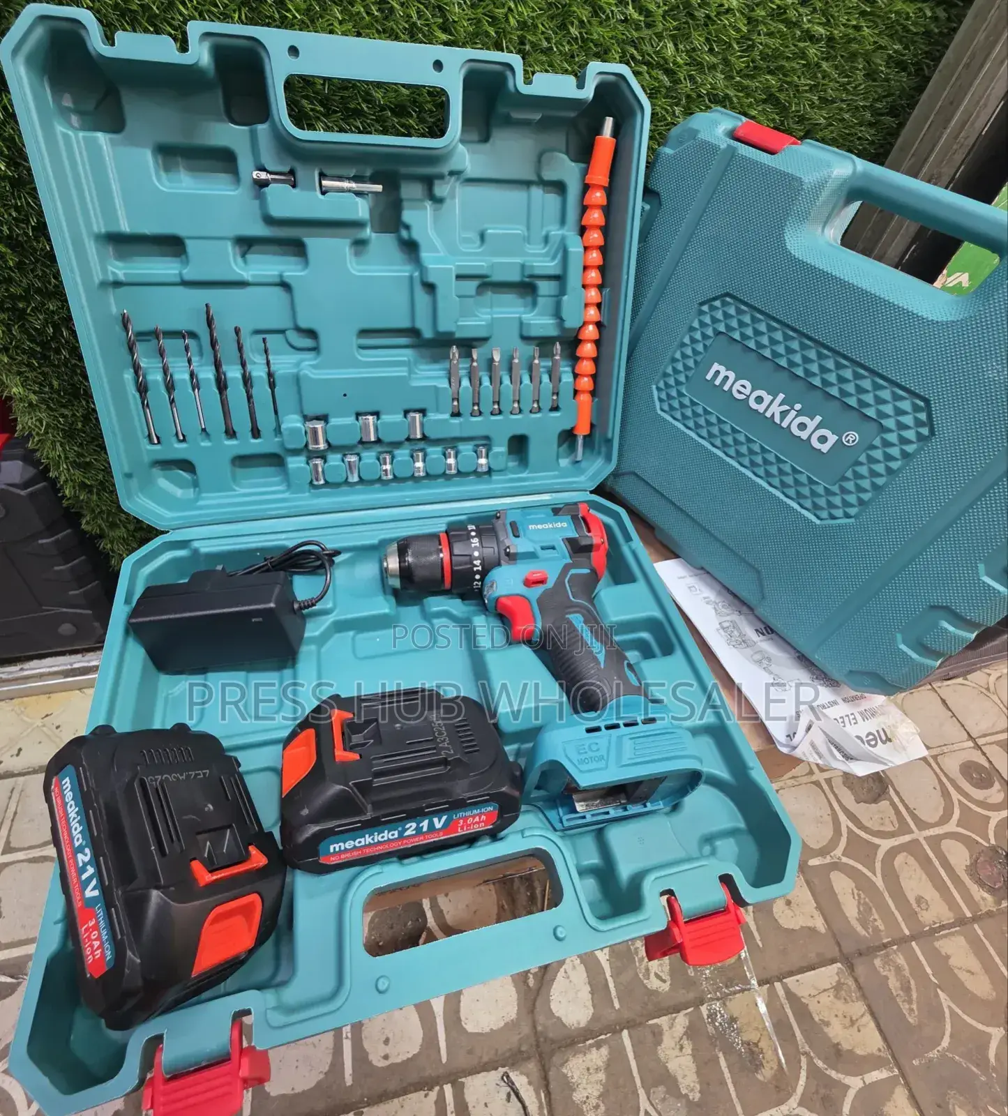 Meakida Cordless Drill Kit 21v