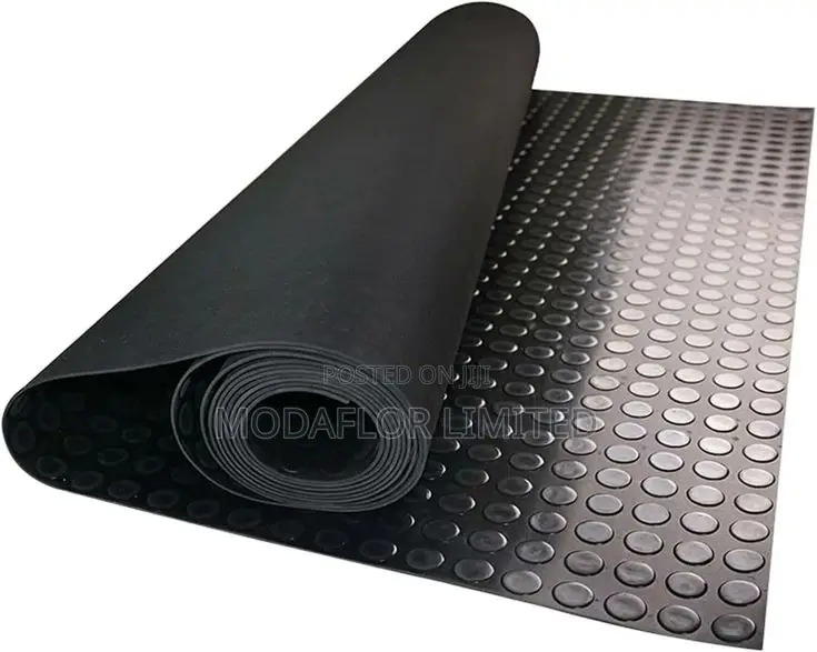Rubber Coin Mat for Anti Slip and Moisture Resistant Floor Use
