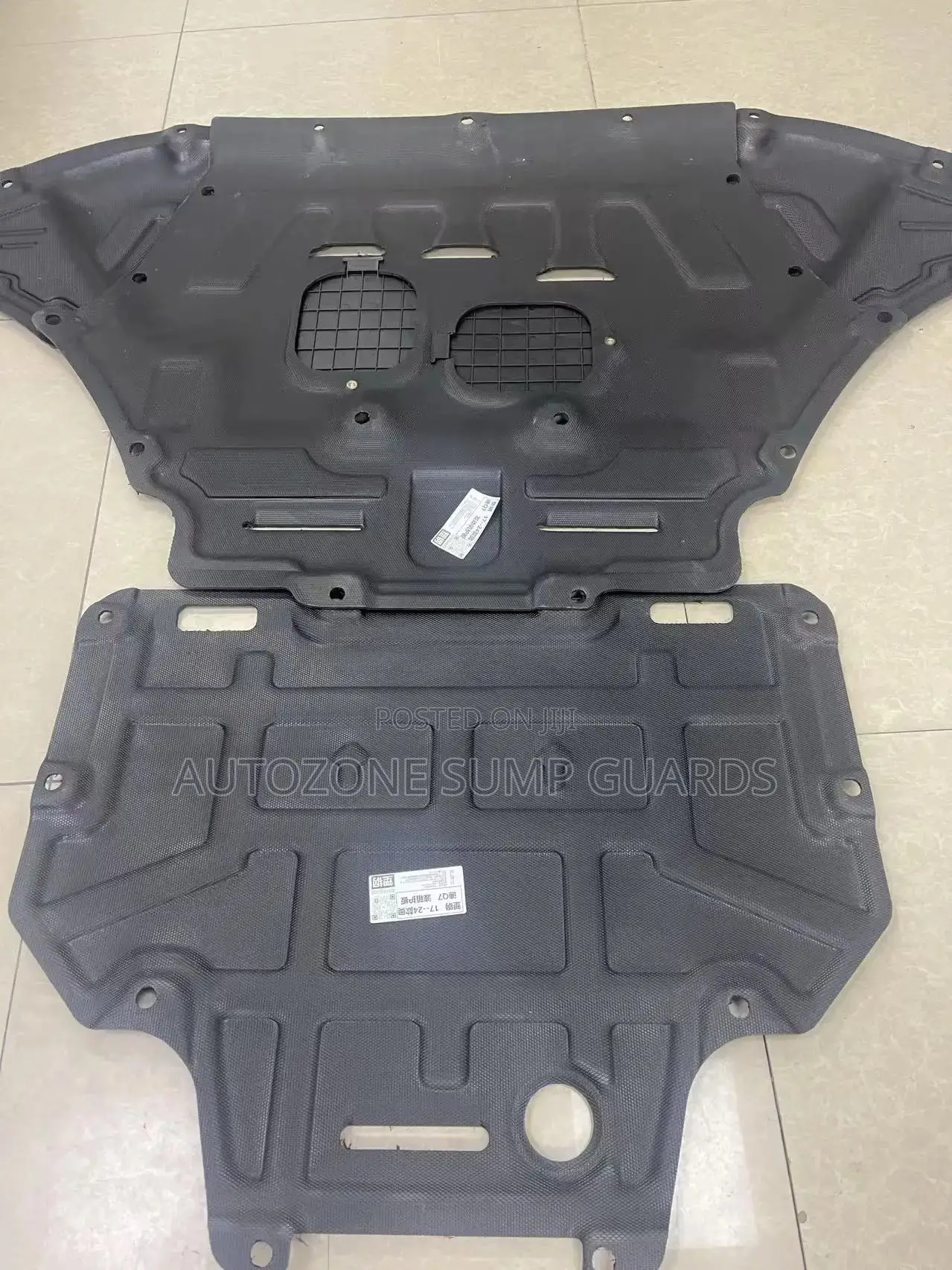 2pcs for Audi Q Under Engine + Transmission Guard Plate