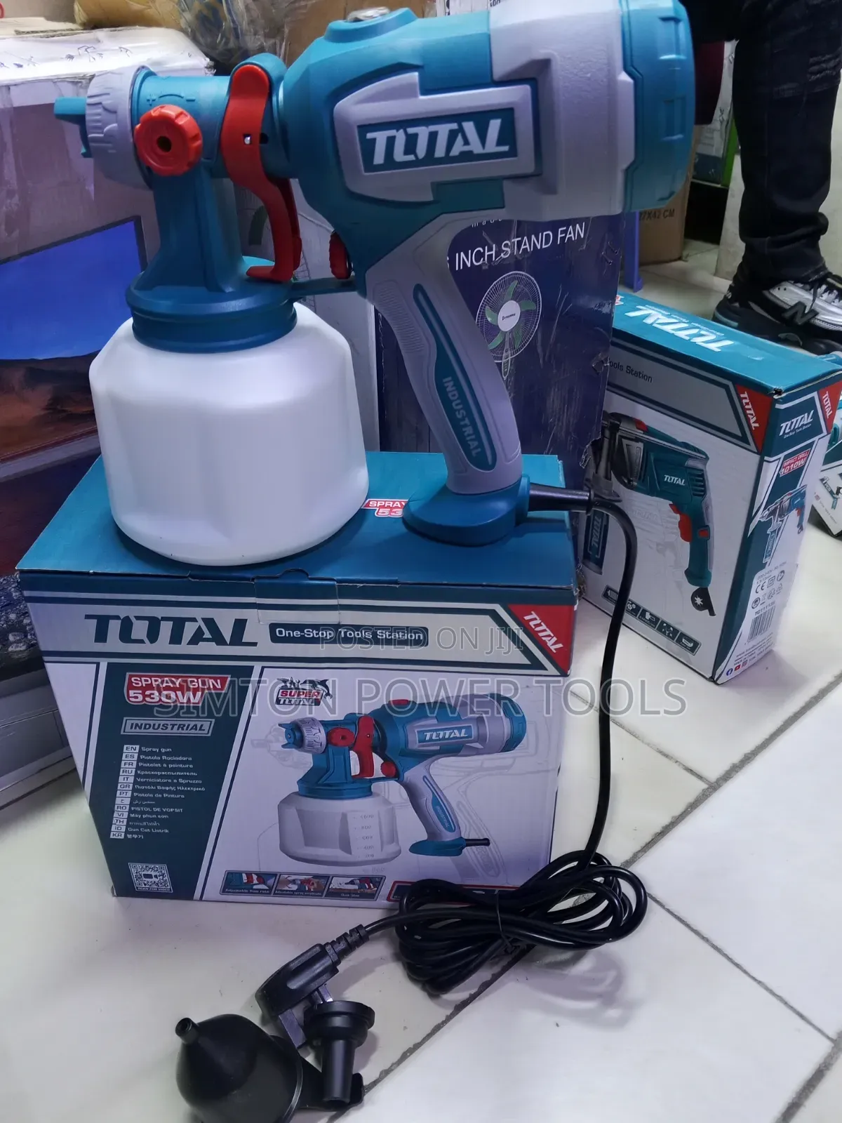 Industrial Total Electric Spray Gun Machine 530w