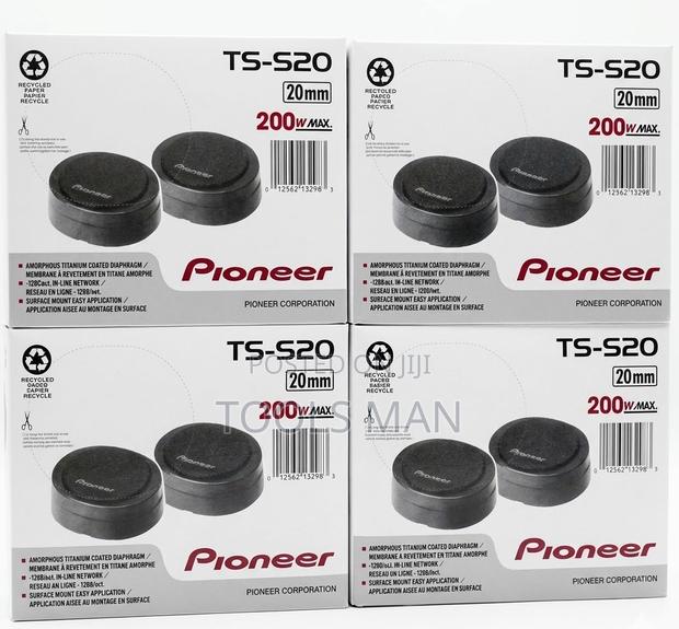Pioneer Ts-S20 200w Max 20mm Amorphous Titanium Tweeters Set(Pair)