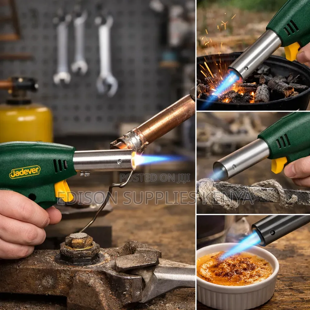 Flame Gun Jadever Propane Gas Ignition Blow Grill Safety Lighter Torch