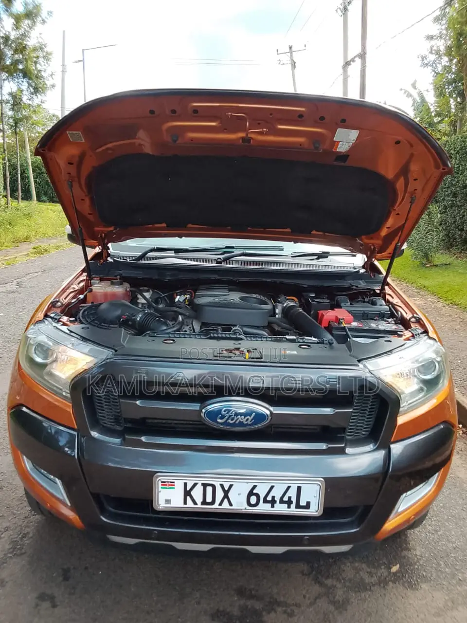 Ford Ranger Wildtrak 2017 Orange