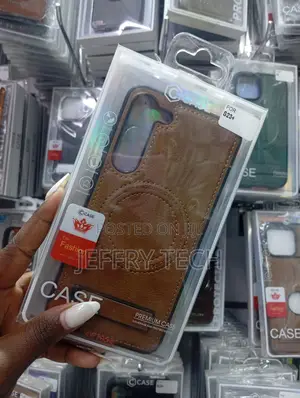 Brown Pu Leather Magsafe Shockproof Cover