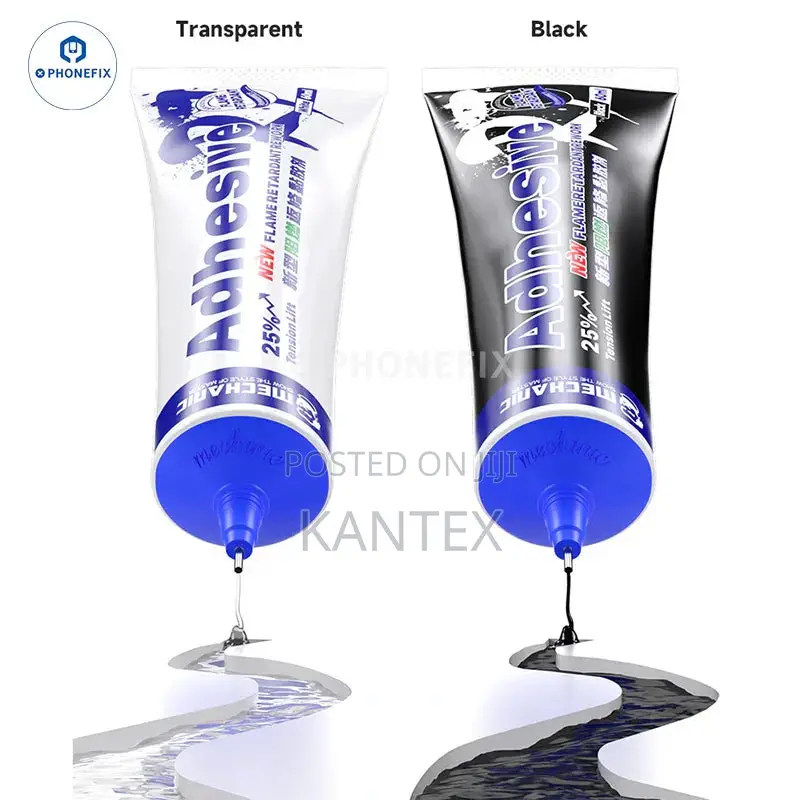 Mechanic Adhesive Flame Retardant Rework R7 Black And Clear