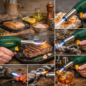 Flame Gun Jadever Propane Gas Ignition Blow Grill Safety Lighter Torch