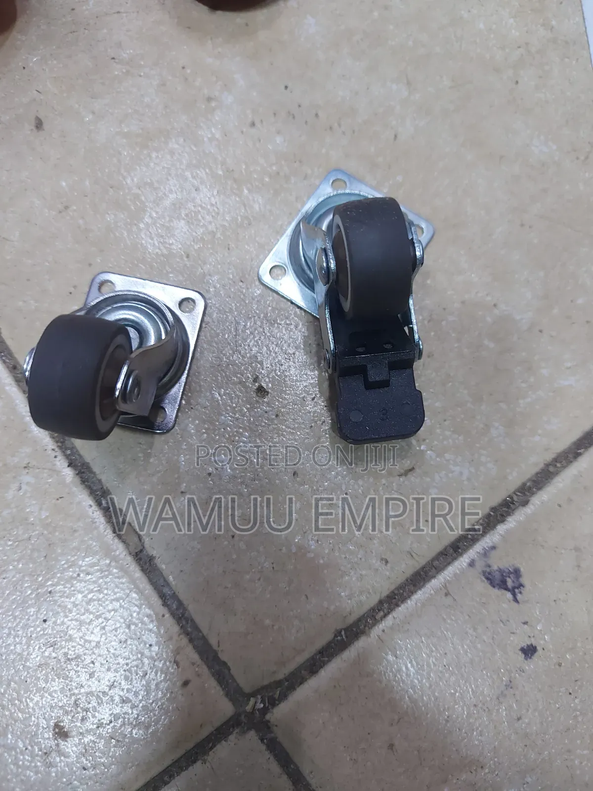 1-inch Swivel Plate Caster Wheel With And Without Brakes