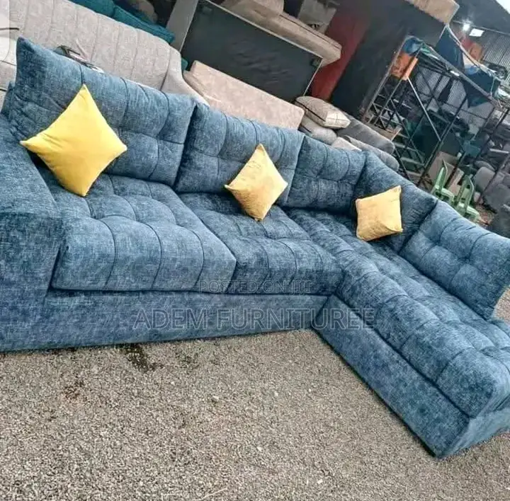 Grey Modern L Shaped Sofa