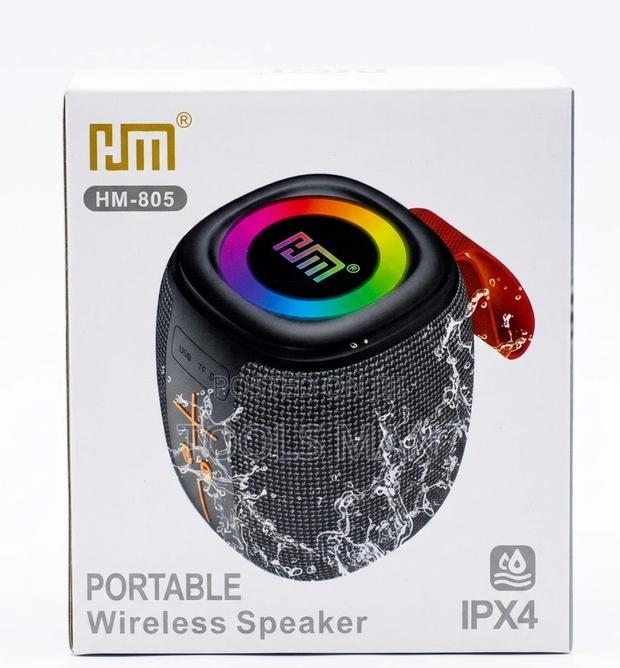 Wireless Speaker -RGB Lights, Ipx4 Deep Bass Fm,Usb, Tf Card.Hm-805