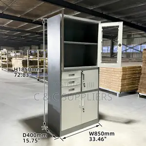 Office Cabinet: Steel Cabinet With 3 Drawers And Private Inner Cabinet