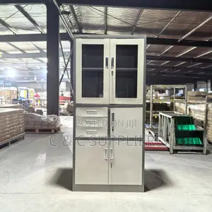 Office Cabinet: Steel Cabinet With 3 Drawers And Private Inner Cabinet