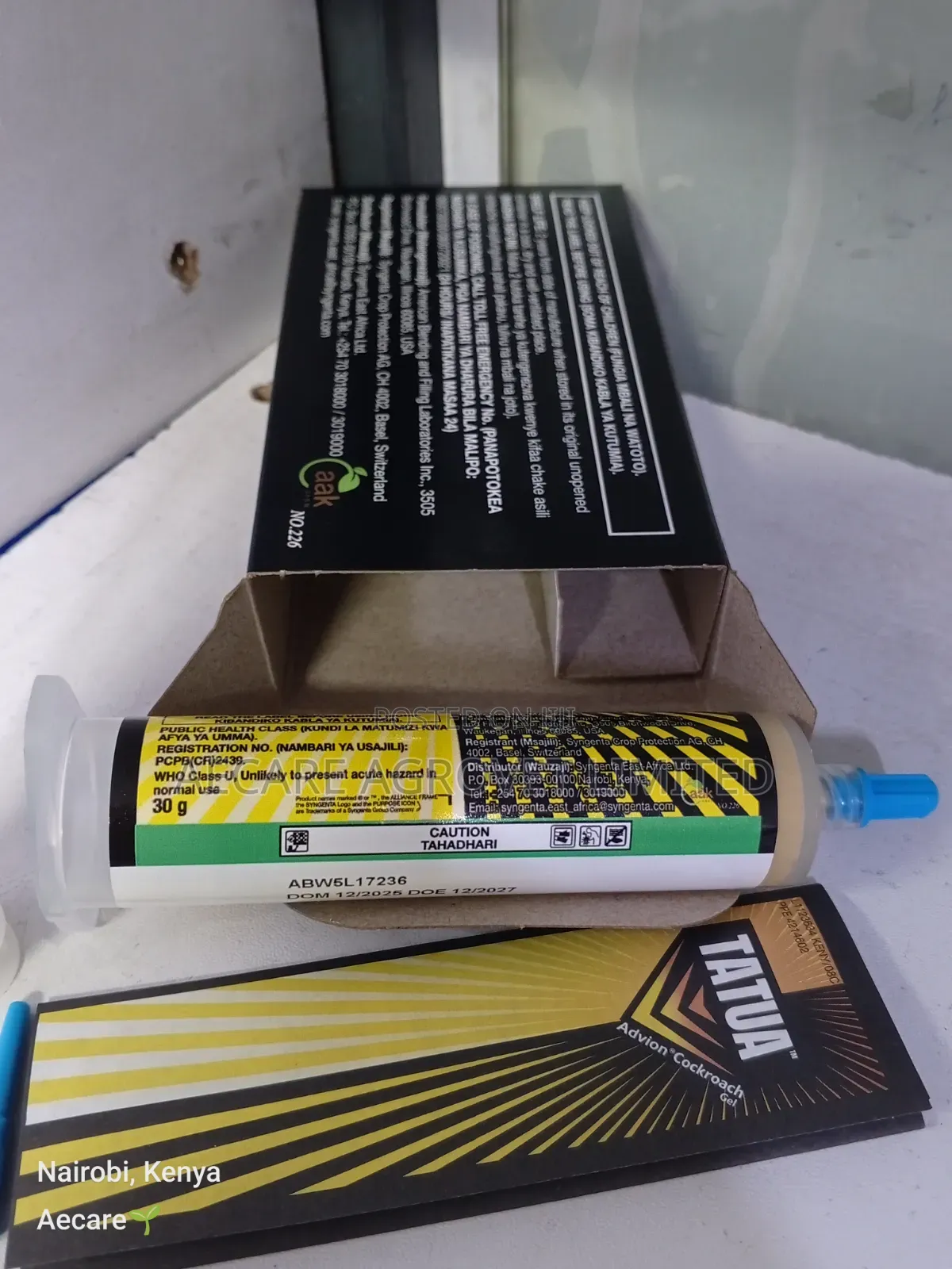 Tatua Advion Cockroach Gel Bait 30 Grams