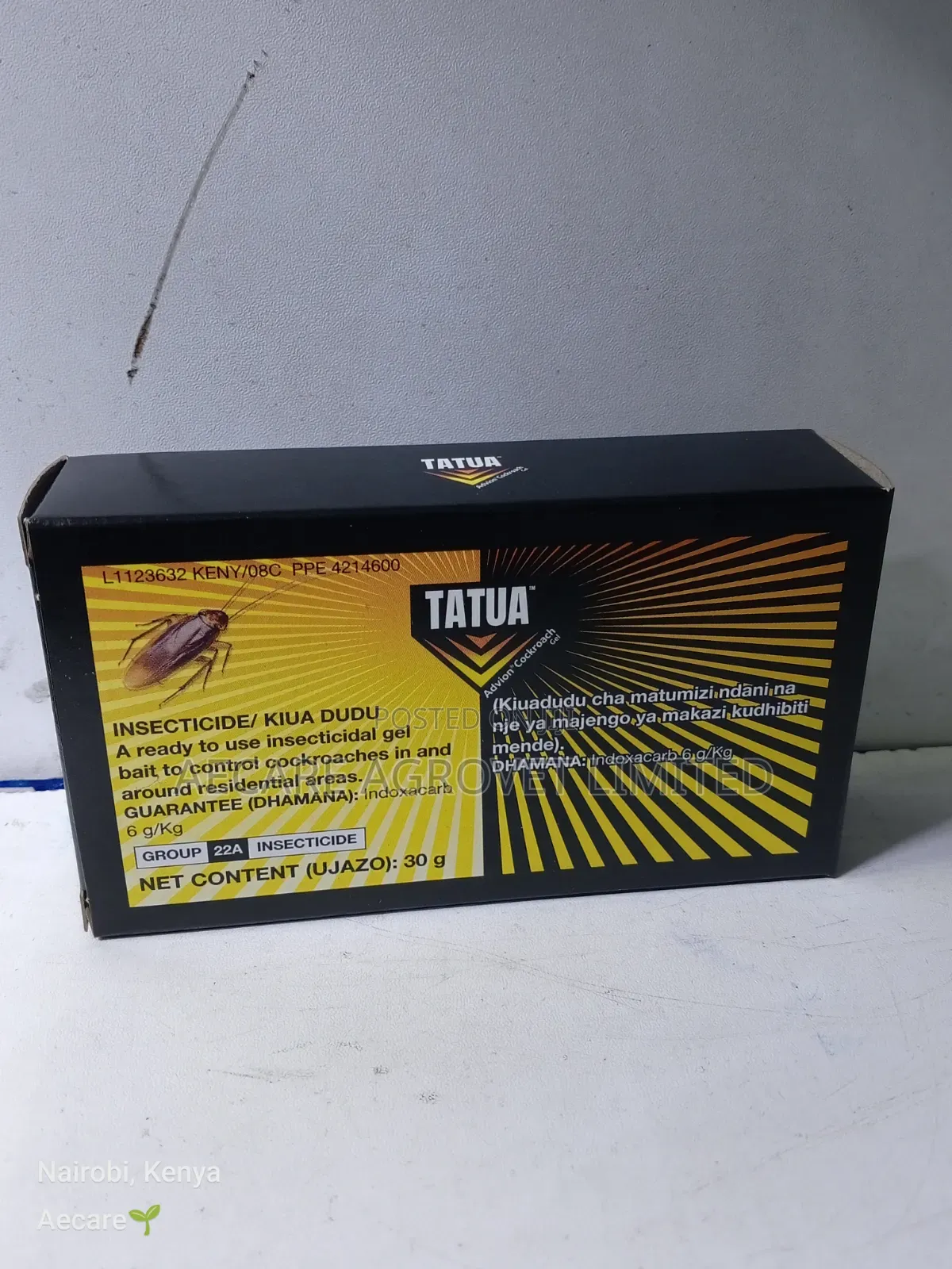 Tatua Advion Cockroach Gel Bait 30 Grams