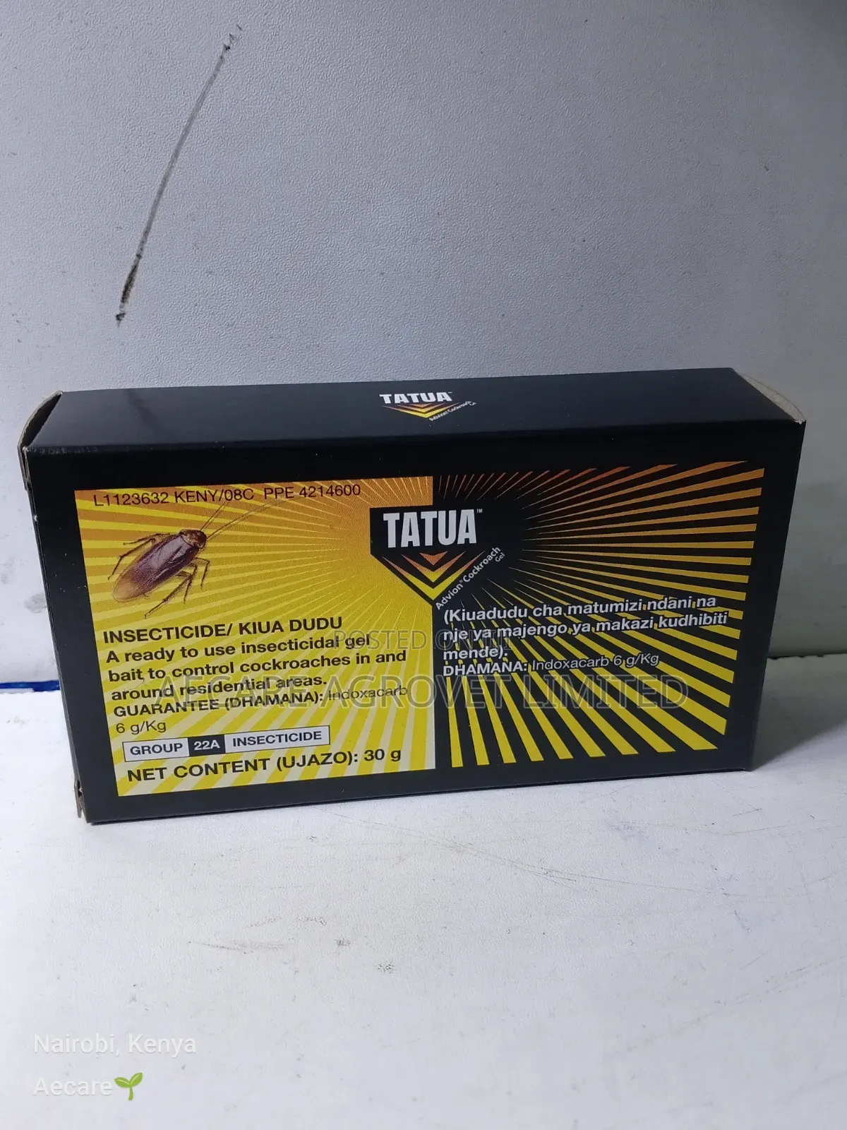 Tatua Advion Cockroach Gel Bait 30 Grams