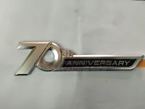 70th Anniversary Wing Decal Badge Self Adhesive