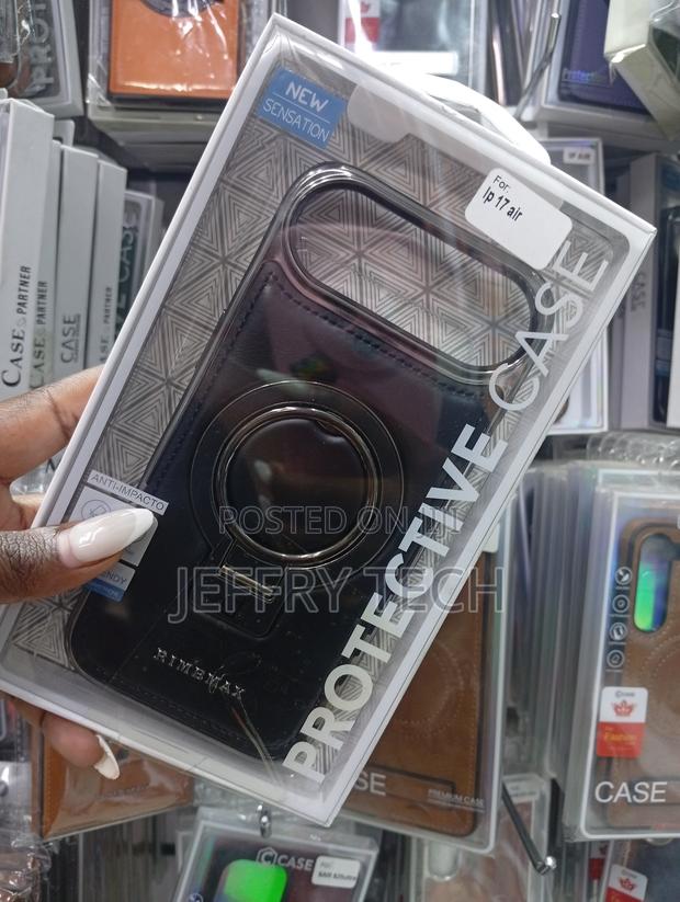 Protective Case for the iPhone 17 Air Magnetic Ring Kickstand. - thumbnail 2