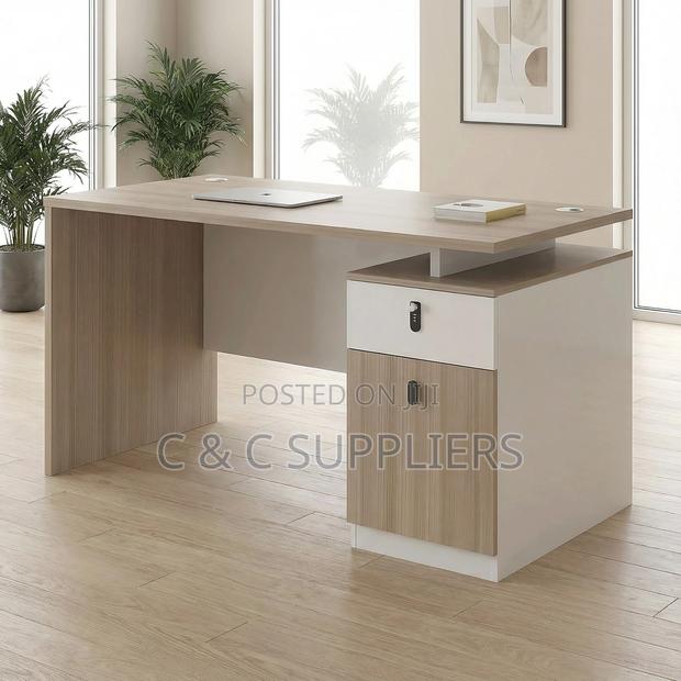 Office Tables; Office Desk With Ample Storage - 120cm