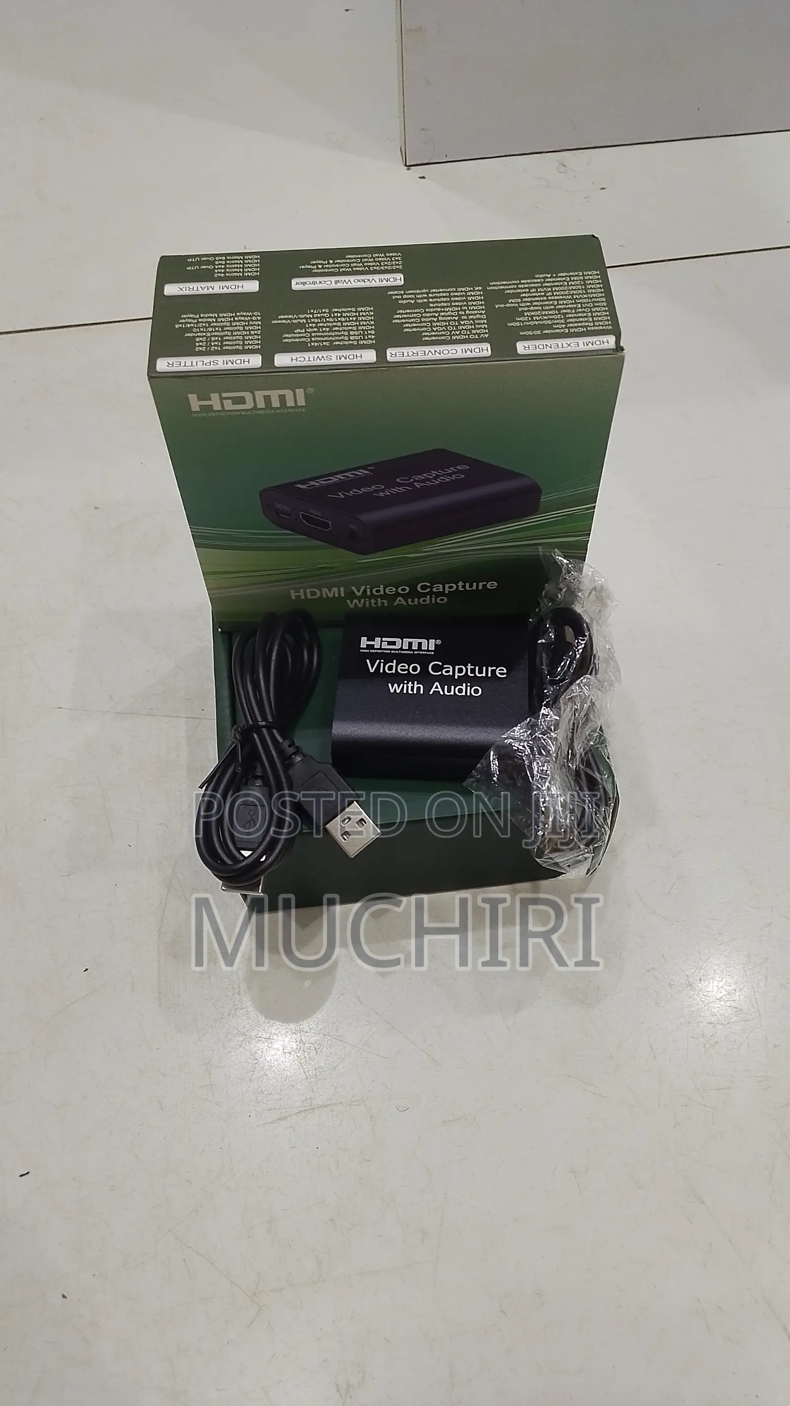 Hdmi Video Capture With Loop Hmi, Microphone and Jack