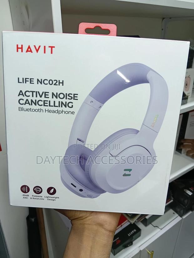 The Havit Life Nc02h Active Noise Cancelling Bluetooth Headphone. - thumbnail 2