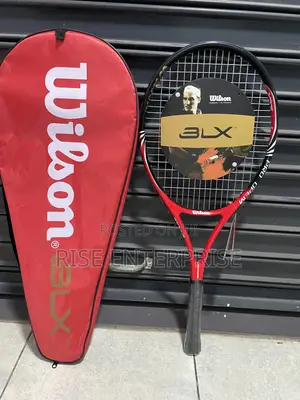 Wilson BLX Lawn Tennis Racket With a Free Bag-Red