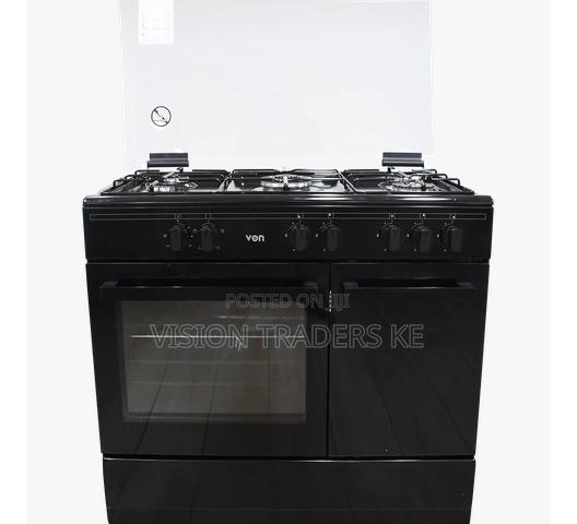 Von Vcf965031nsk 60*90cm 5 Gas Burners Electric Oven With Gas Compartm
