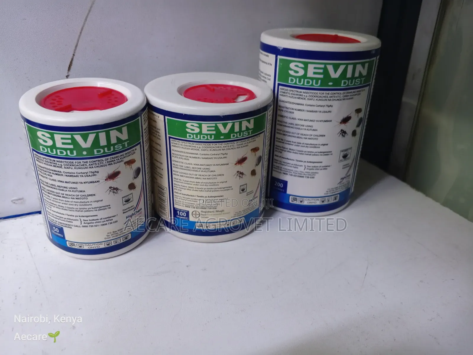 Sevin Dudu-Dust 50g, 100g, 200g Insecticide