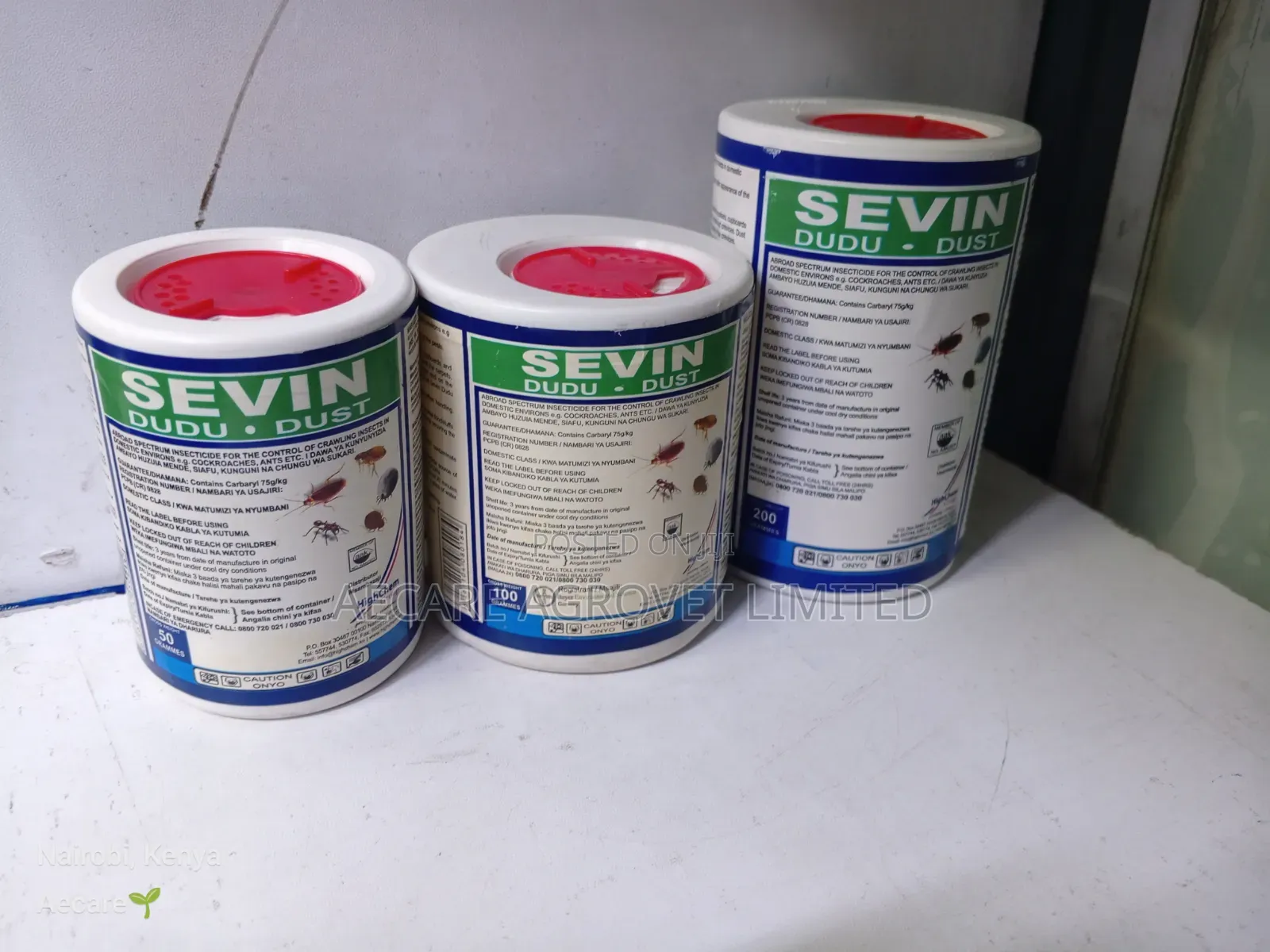 Sevin Dudu-Dust 50g, 100g, 200g Insecticide