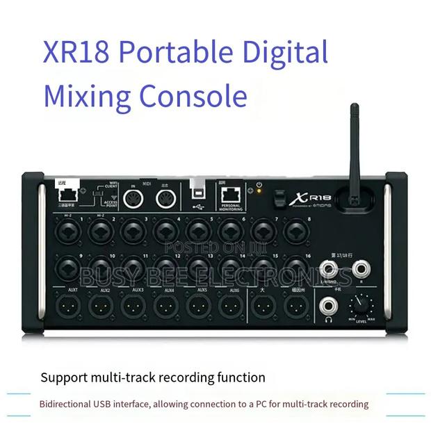 Xr18 Tablet-Controled Digital Audio Mixer - thumbnail 2