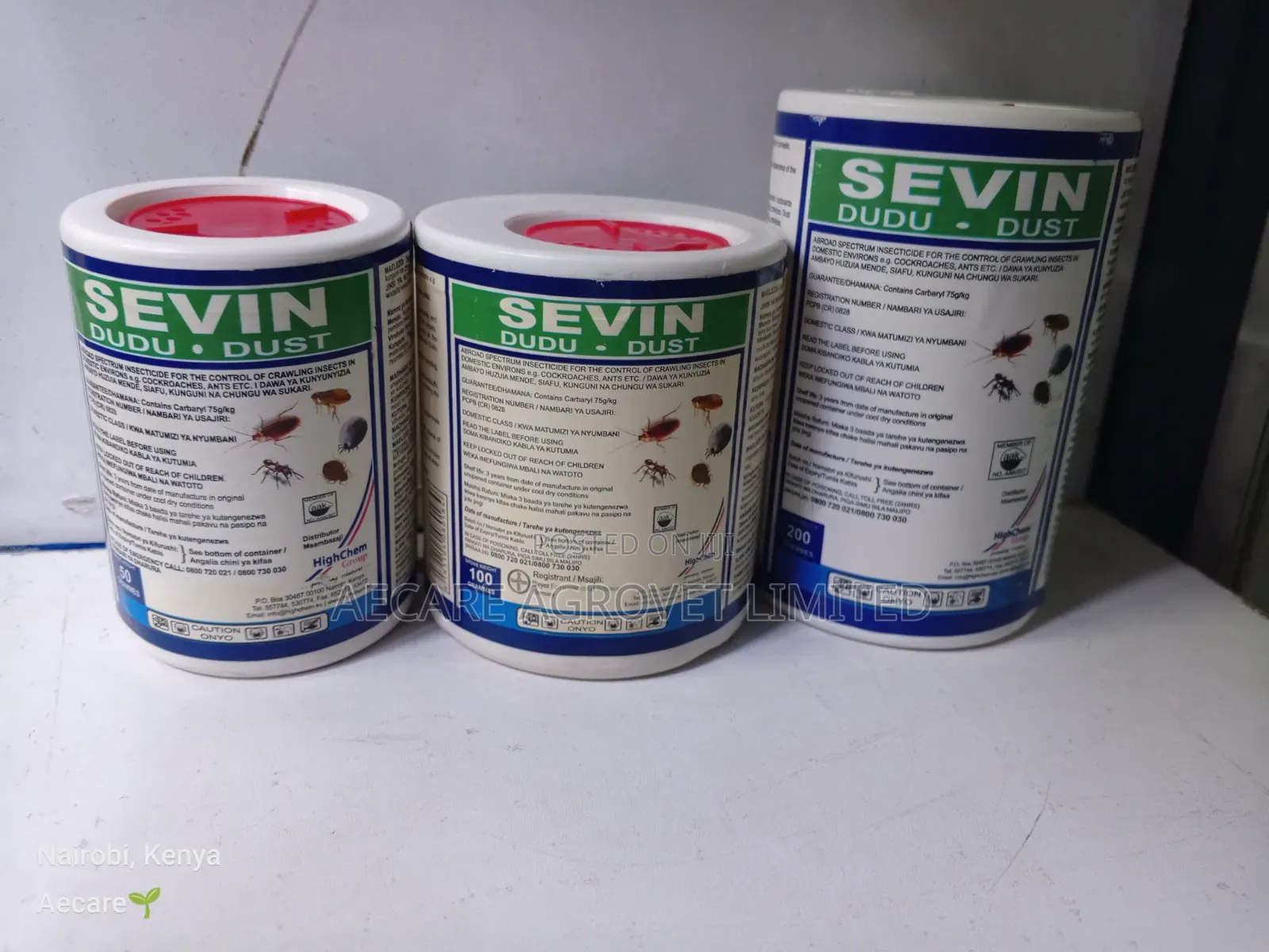 Sevin Dudu-Dust 50g, 100g, 200g Insecticide
