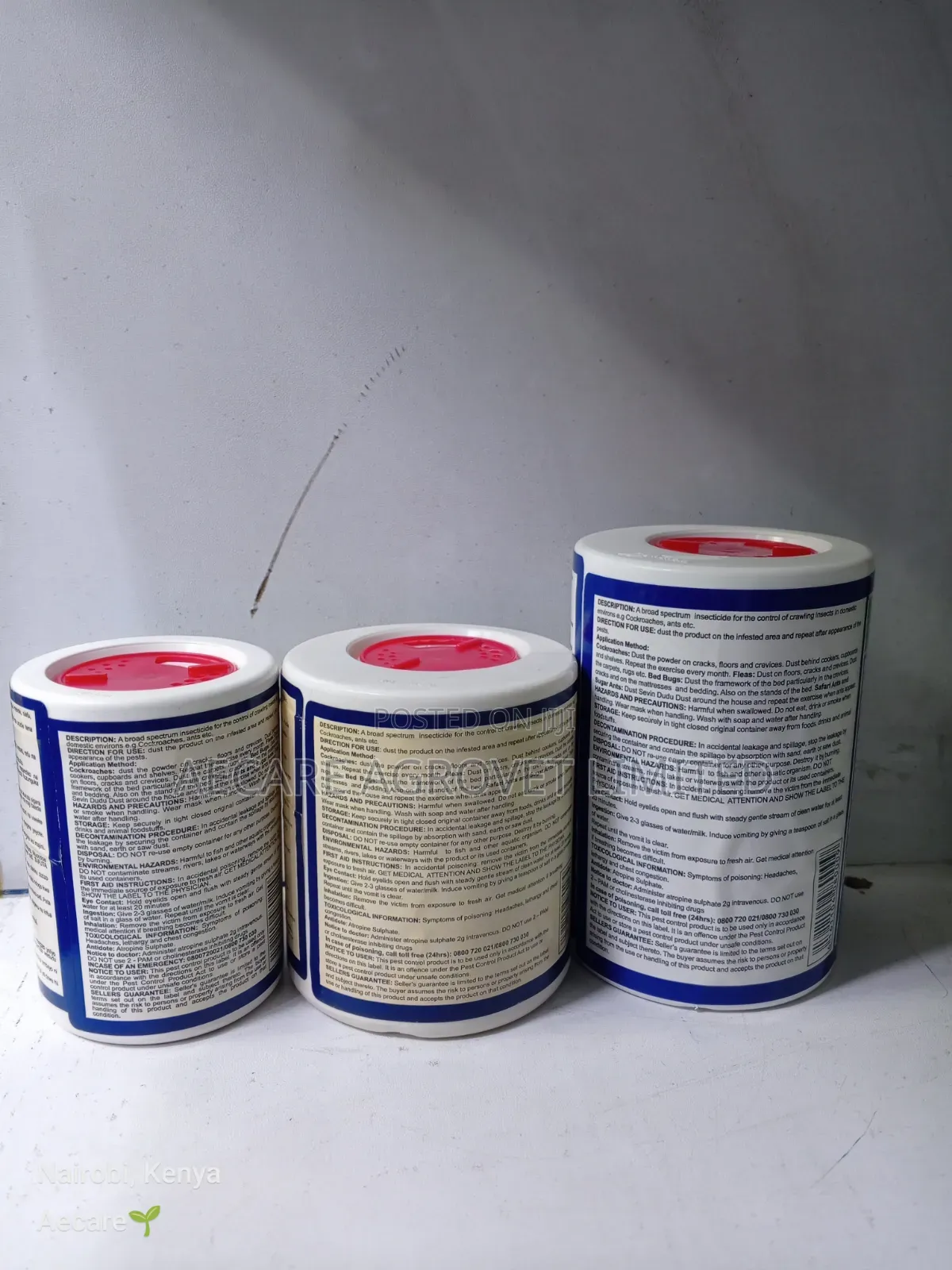 Sevin Dudu-Dust 50g, 100g, 200g Insecticide