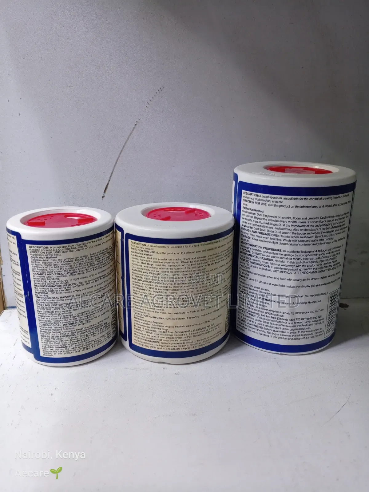 Sevin Dudu-Dust 50g, 100g, 200g Insecticide