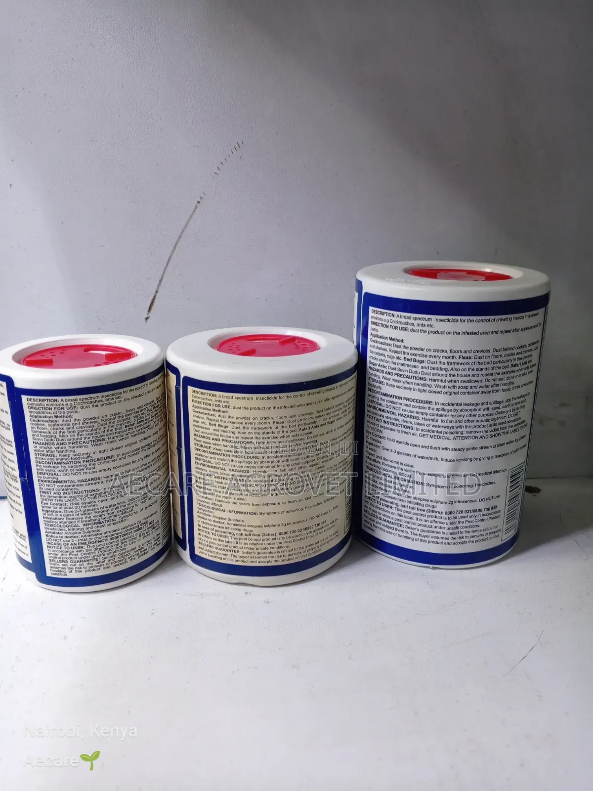 Sevin Dudu-Dust 50g, 100g, 200g Insecticide